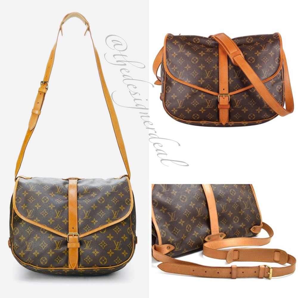 Louis Vuitton Brown Monogram Crossbody Bag